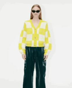 Stine Goya Amara Sunrise Check Cardigan