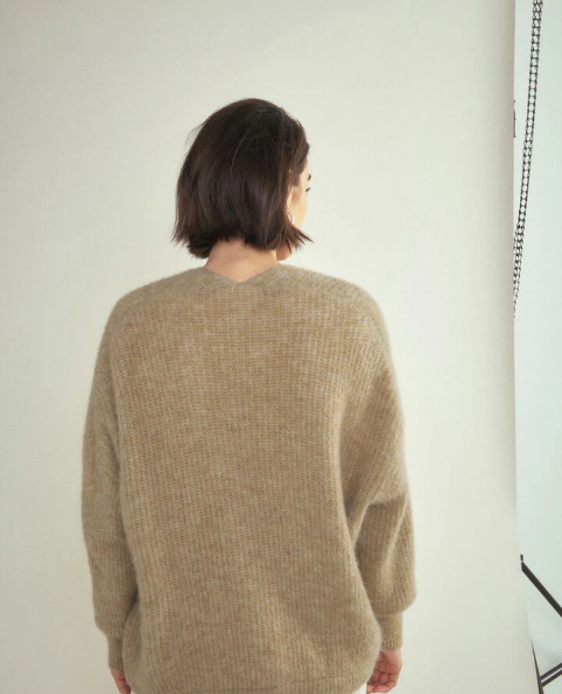 American Vintage East Beige Cardigan - Image 3