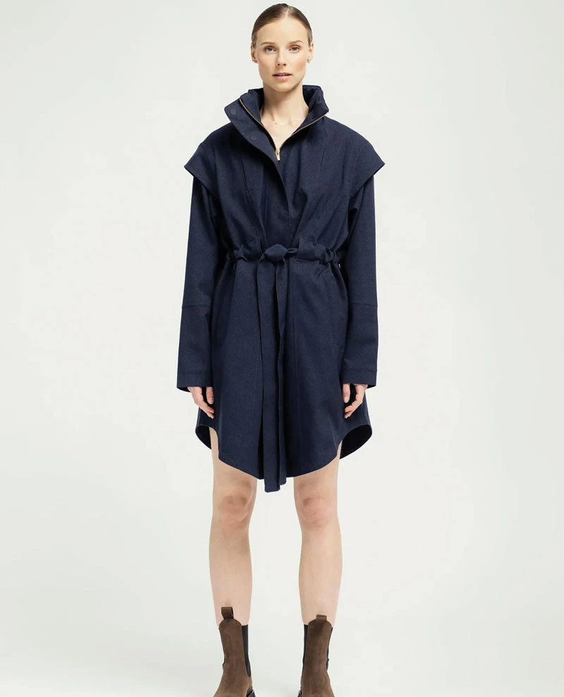 BRGN Monsun Navy Coat