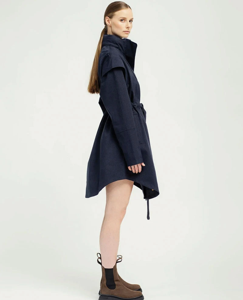 BRGN Monsun Navy Coat - Image 2