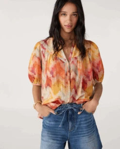 Ba&sh Alabama Ochre Shirt