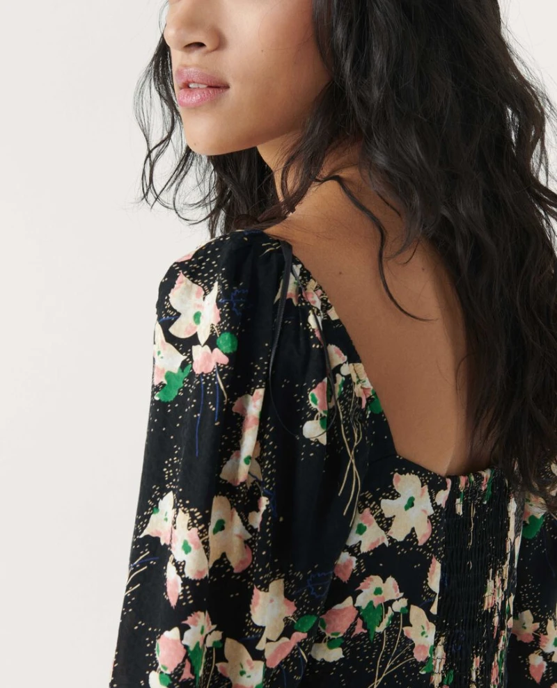 Ba&sh Elonor Noir Dress - Image 2