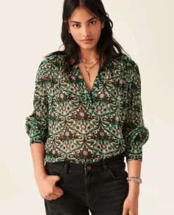 Ba&sh Fel Vert Shirt