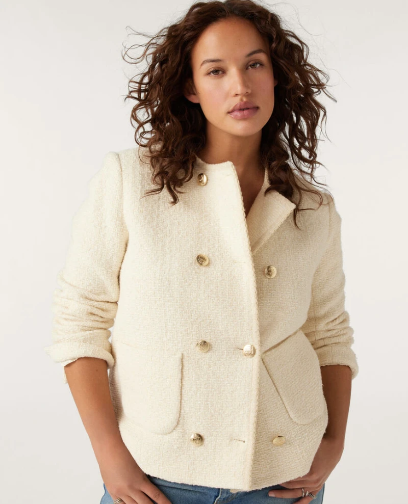 Ba&sh Joe Cream Jacket - Image 7