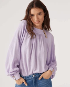 Ba&sh Neil Parma Violet Blouse
