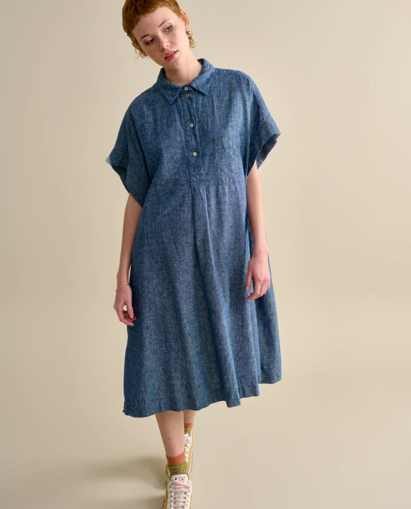 Bellerose Grace Blue Dress - Image 2