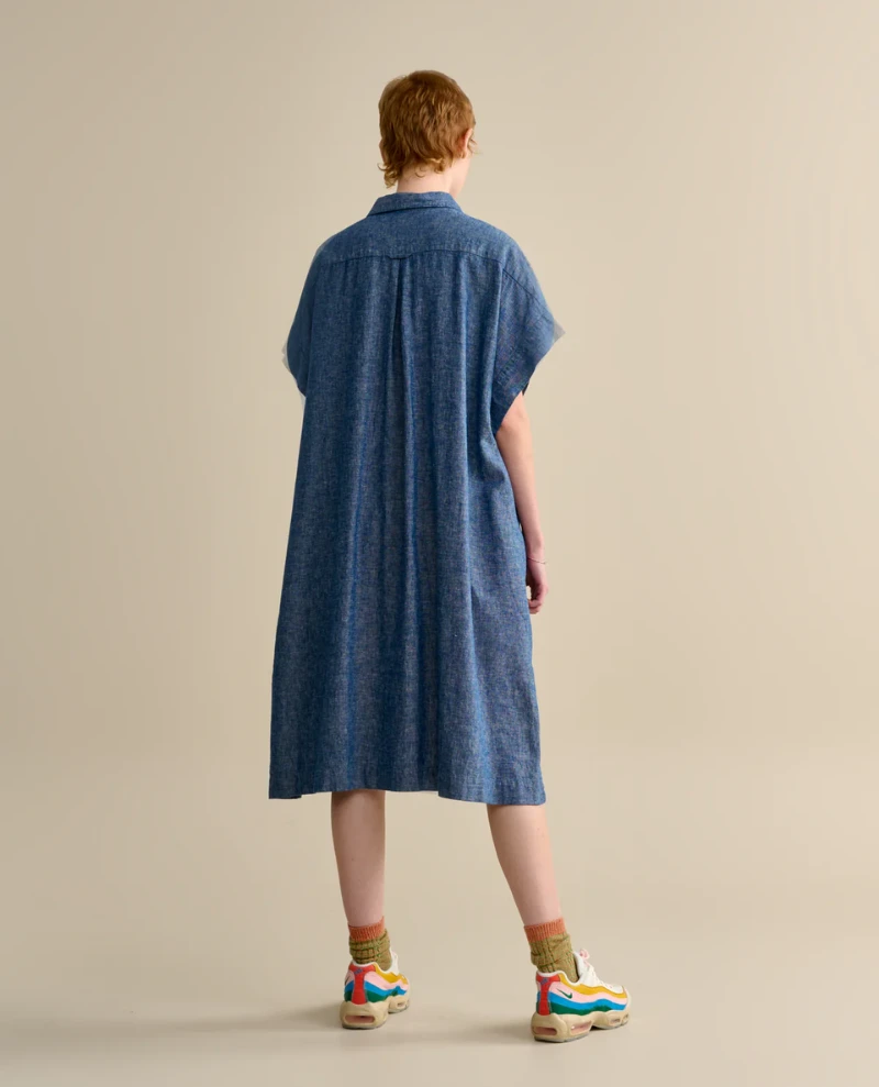 Bellerose Grace Blue Dress - Image 3