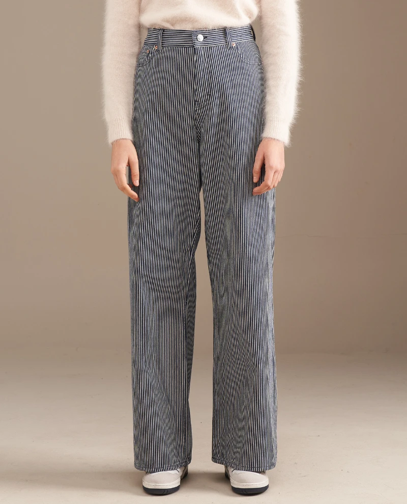 Bellerose Parthe Stone Wash Wide Leg Jeans - Image 2