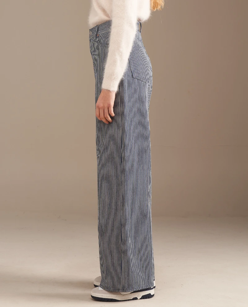 Bellerose Parthe Stone Wash Wide Leg Jeans - Image 3