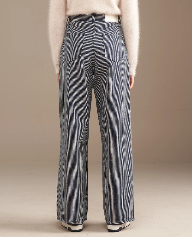 Bellerose Parthe Stone Wash Wide Leg Jeans - Image 4
