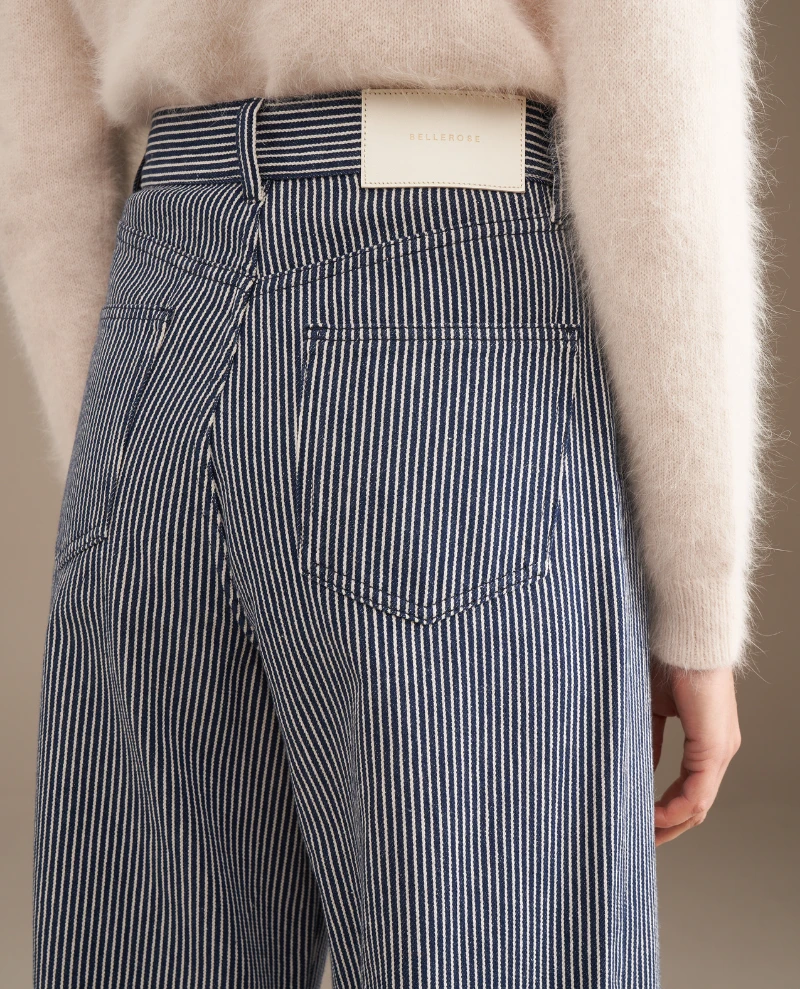 Bellerose Parthe Stone Wash Wide Leg Jeans - Image 5