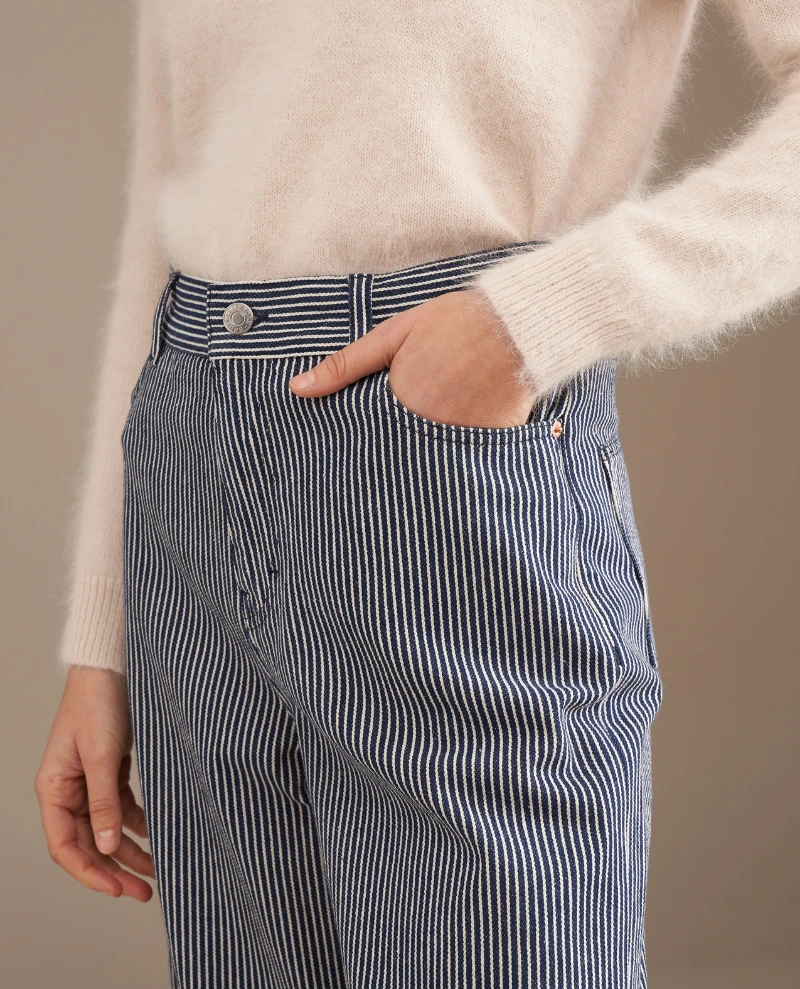 Bellerose Parthe Stone Wash Wide Leg Jeans - Image 6