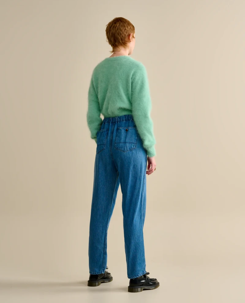 Bellerose Pizzy Vintage Blue Trouser - Image 2