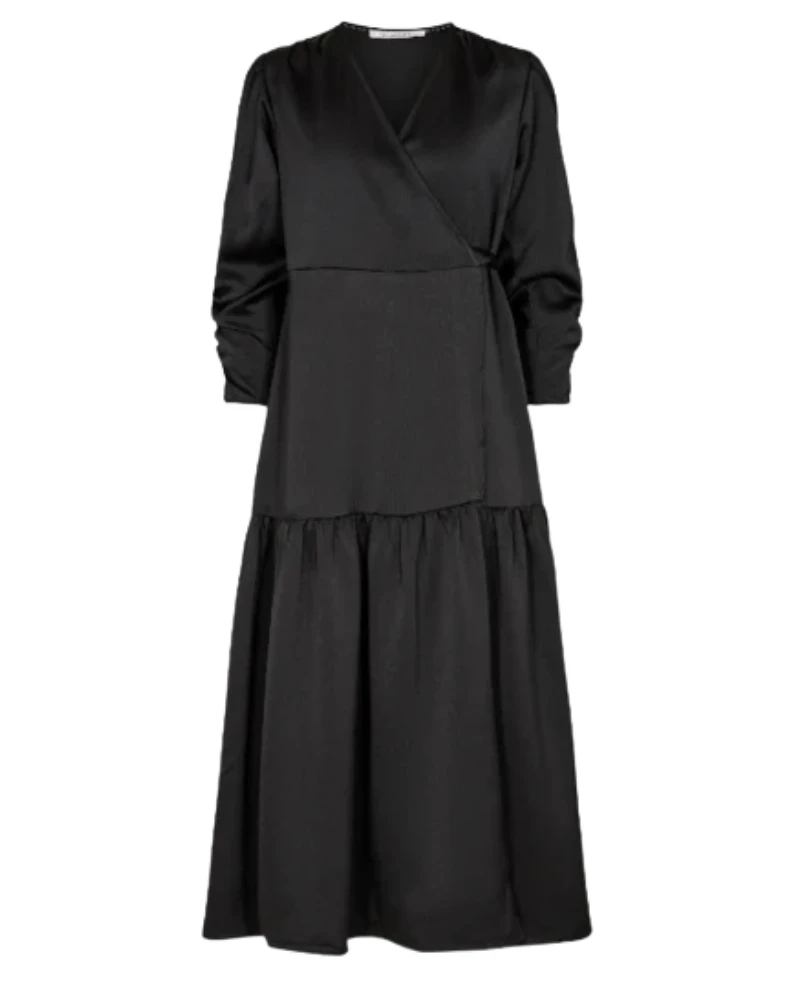 Cocouture Black Mira Wrap Dress