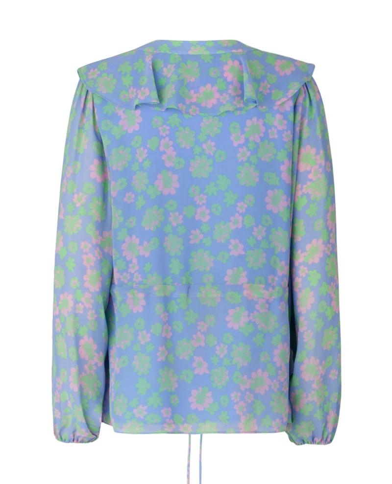 Cras Bex Anemone Blue Shirt - Image 3