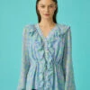 Cras Bex Anemone Blue Shirt