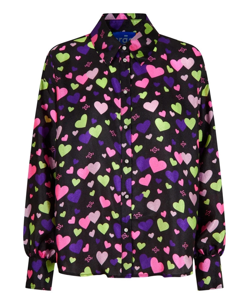 Cras Gina Multi Logo Hearts Shirt