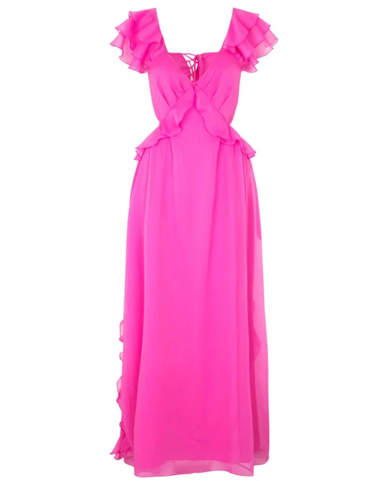 Cras Biancacras Neon Pink Dress - Image 3