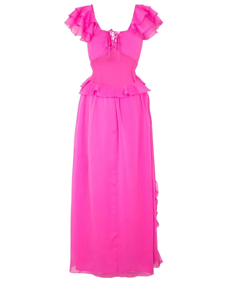 Cras Biancacras Neon Pink Dress - Image 4