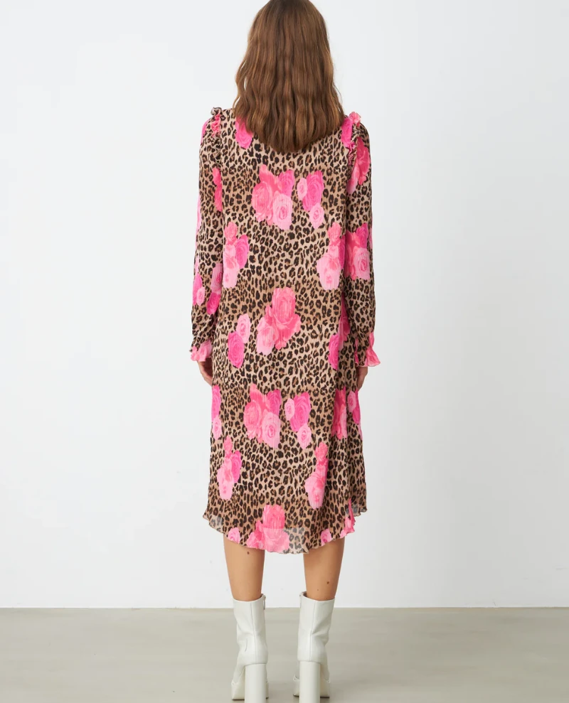 Cras Britta Rose Leopard Dress - Image 2