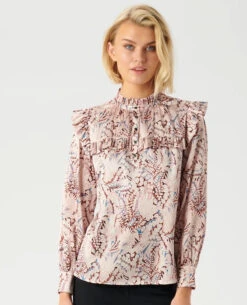 Dea Kudibal Coraline Blush Ruffle Shirt
