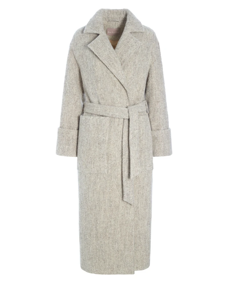 Dea Kudibal Clorrisa Alpaca Oyster Grey Coat - Image 5
