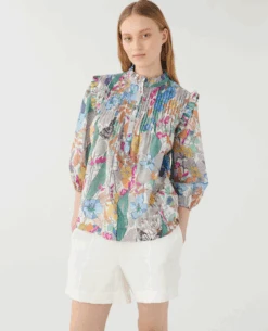 Dea Kudibal Line Posey Ruffle Blouse