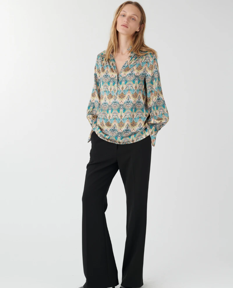 Dea Kudibal Marikka Alcazar Eucalyptus Blouse - Image 3