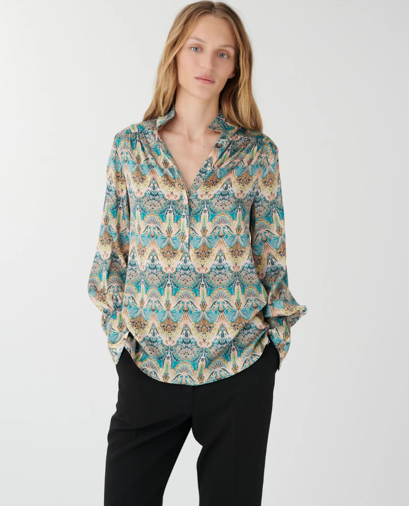 Dea Kudibal Marikka Alcazar Eucalyptus Blouse