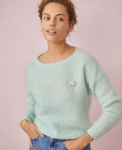 Des Petits Hauts Bene Mint Sweater