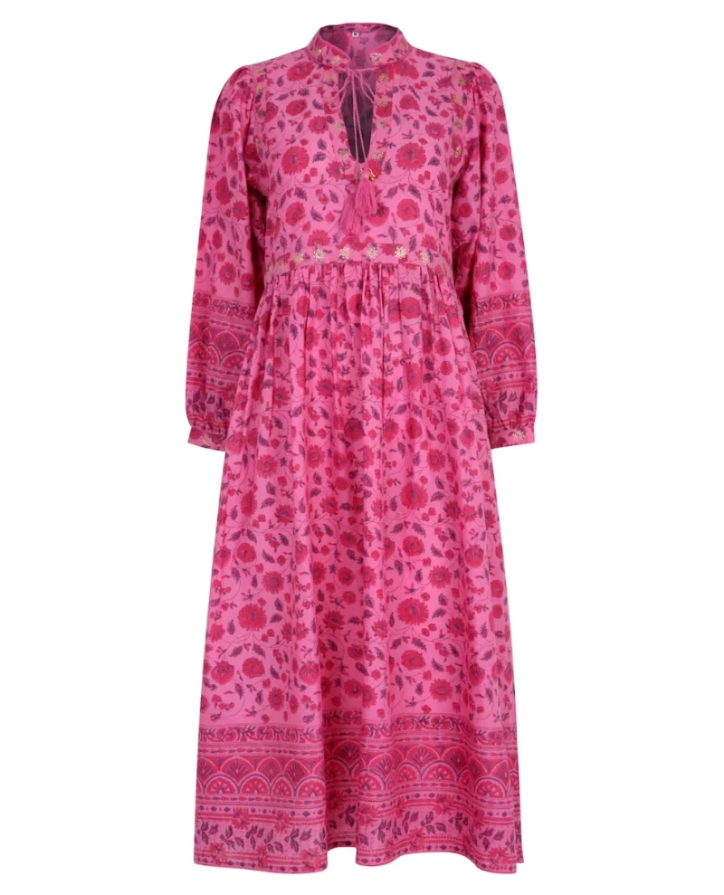 Dilli Grey Bianca Rani Pink Dress - Image 5