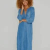 Five Jeans Riselene Blue Dress