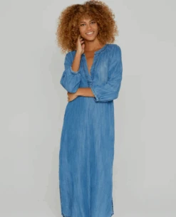 Five Jeans Riselene Blue Dress