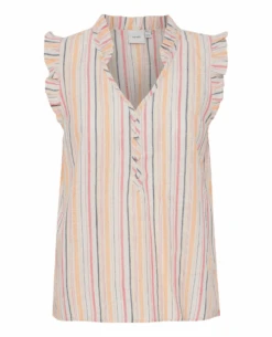 Ichi Gry Muskmelon Multicolour Top