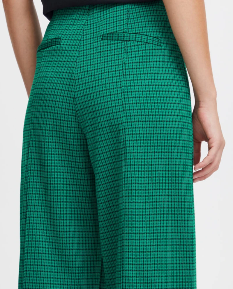 Ichi Kate Cameleon Cadmium Green Trousers - Image 7