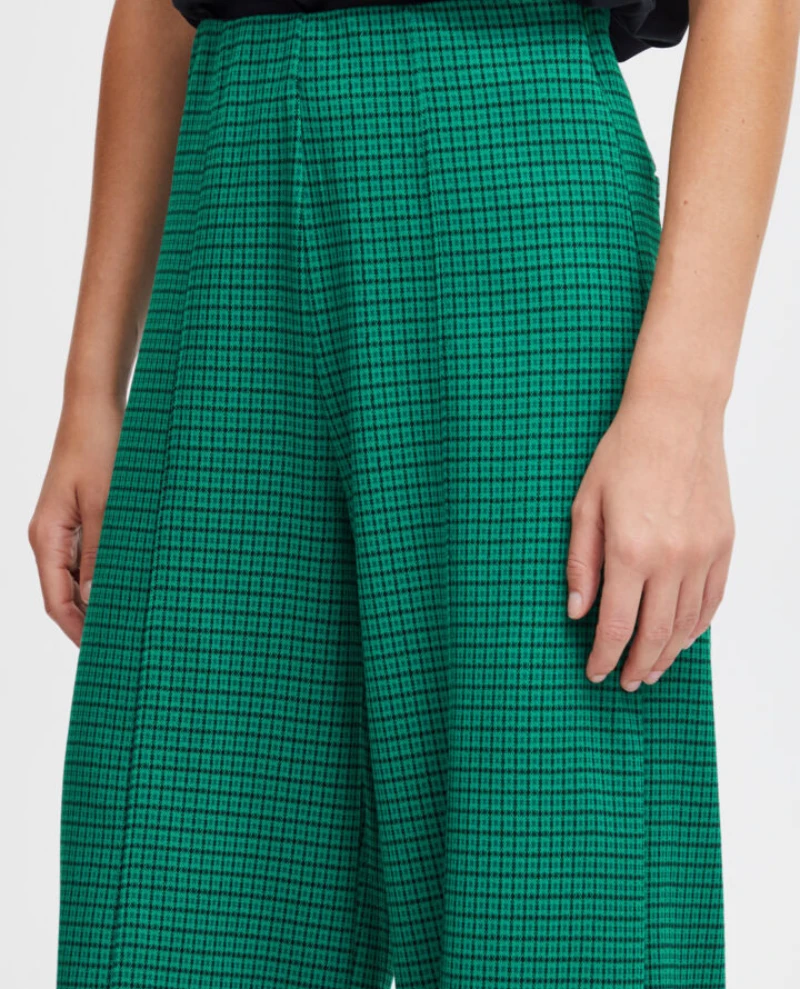 Ichi Kate Cameleon Cadmium Green Trousers - Image 6