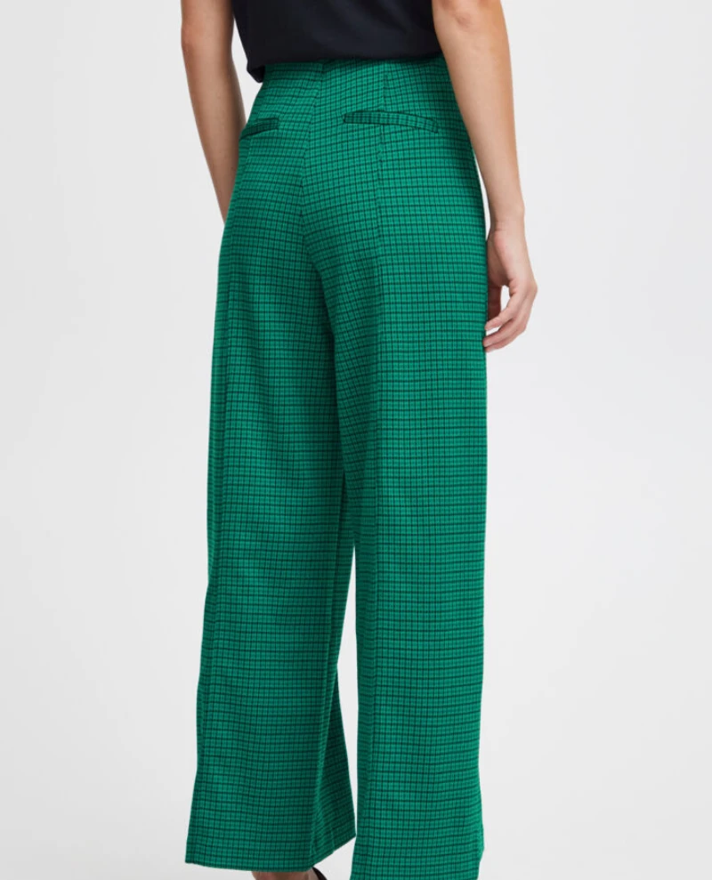 Ichi Kate Cameleon Cadmium Green Trousers - Image 5