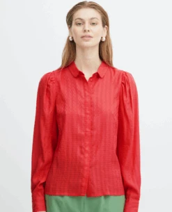 Ichi Umano Poppy Red Shirt