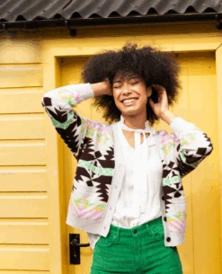 Jumper1234 Aztec Grey Cardigan