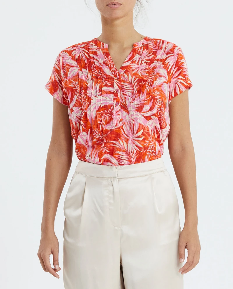 Lollys Laundry Heather Red Top