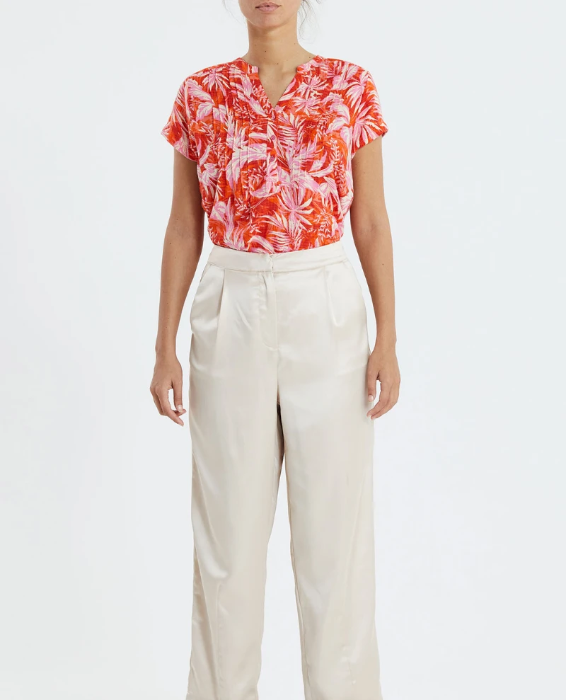 Lollys Laundry Heather Red Top - Image 2