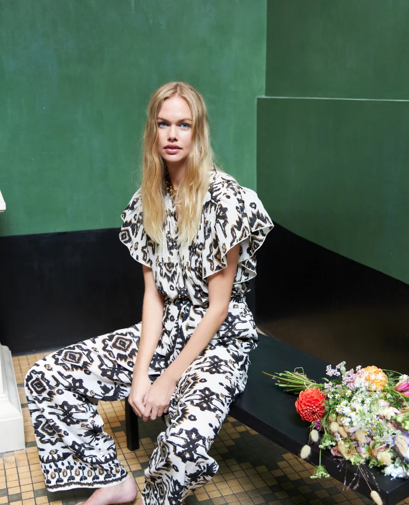 Lollys Laundry Isabel Aztec Print Top