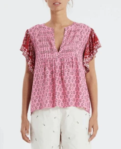 Lollys Laundry Isabel Pink Top
