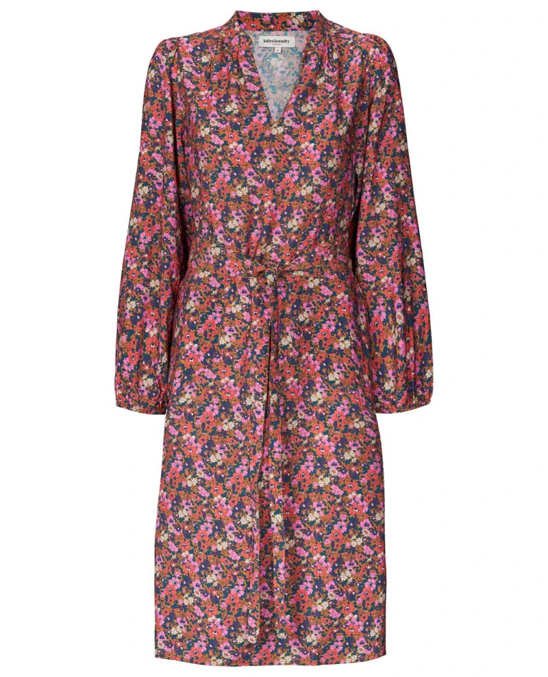 Lollys Laundry Paris Flower Print Dress - Image 3