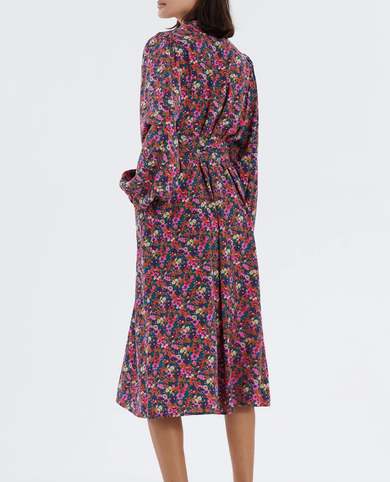 Lollys Laundry Paris Flower Print Dress - Image 2