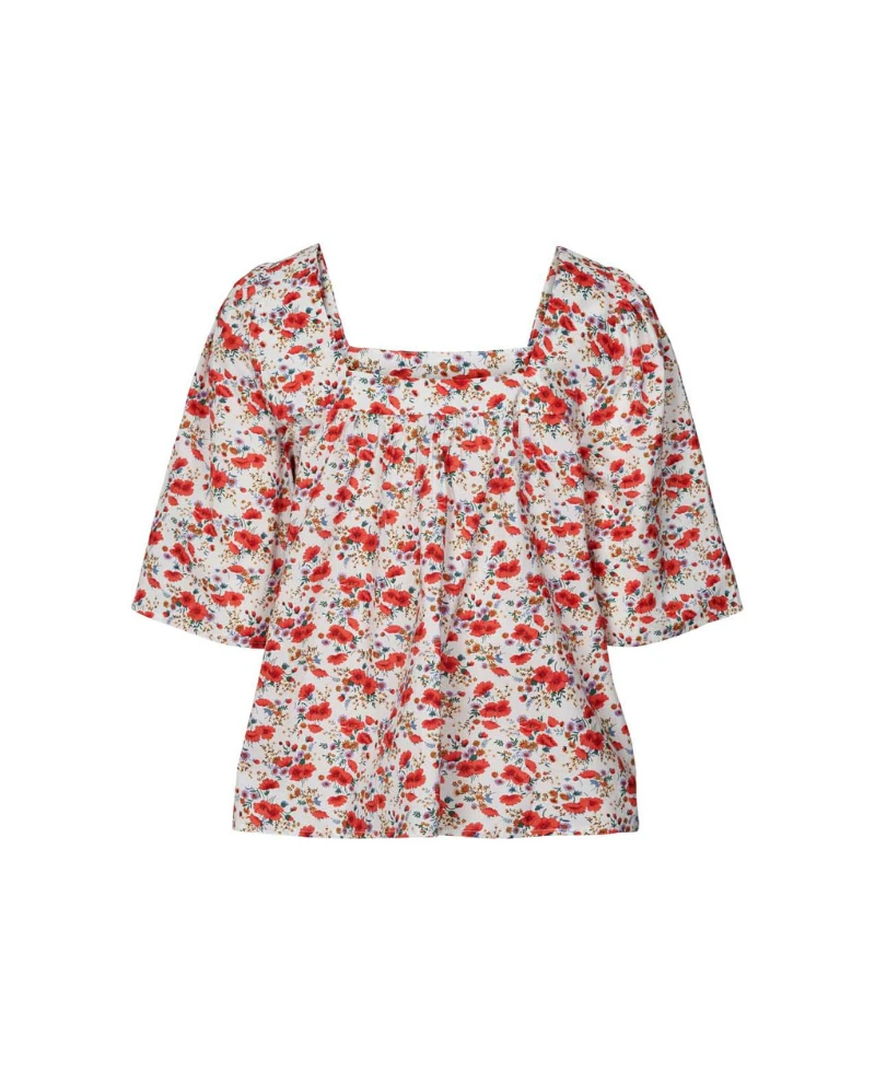 Lollys Laundry Sasha Orange Blouse - Image 4