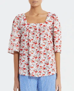 Lollys Laundry Sasha Orange Blouse