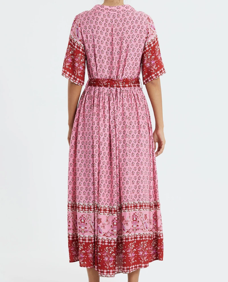 Lollys Laundry Sumia PInk Dress - Image 3