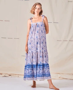 Mabe Joss Print Multicolor Sundress