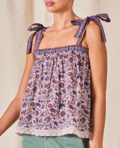 Mabe Rosa Print Multicolor Cami Top